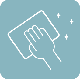 道具・運搬車の定期的な除菌・清掃